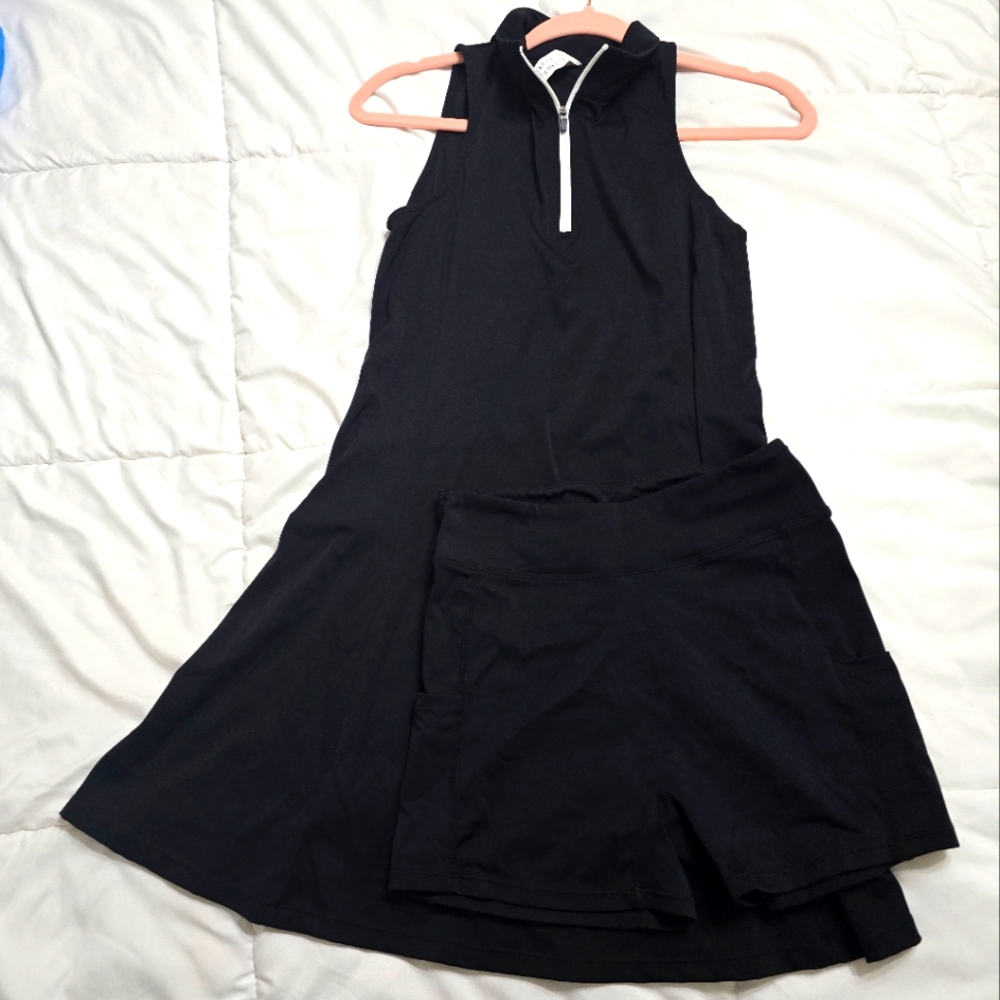 Halara Black Golf Dress